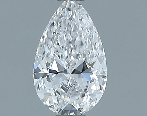 0.3 carat D-SI1 Natūralus Pear Deimantas (1)