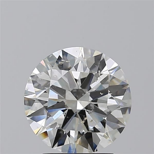 2.51 carat I-SI2 Excellent cut Natūralus Round Deimantas (1)