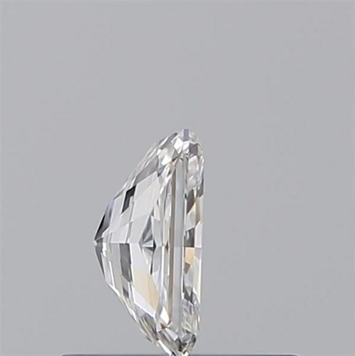 0.51 carat E-VS2 Natūralus Radiant Deimantas (1)