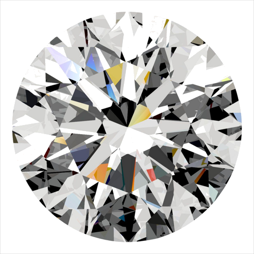 0.3 carat E-SI1 Excellent cut Natūralus Round Deimantas (1)
