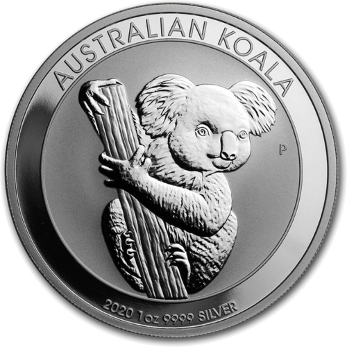 2020 Koala Australija 1 oz sidabrinė moneta (1)