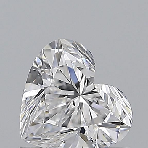 0.7 carat D-VS2 Natūralus Heart Deimantas (1)