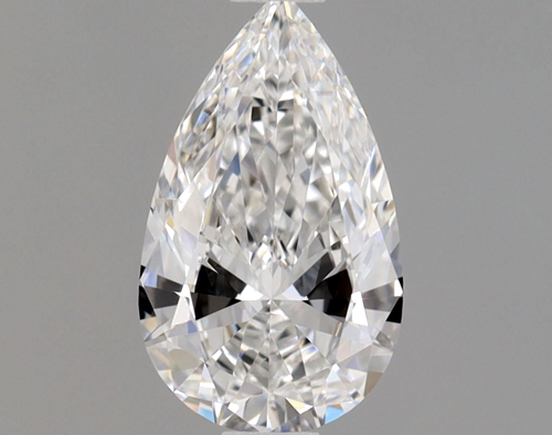 0.5 carat D-VVS1 Natūralus Pear Deimantas (1)