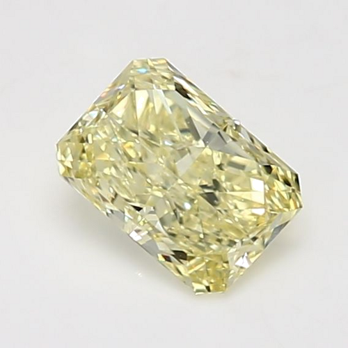 1.02 carat Fancy Yellow-VS1 Natūralus Radiant Deimantas (1)