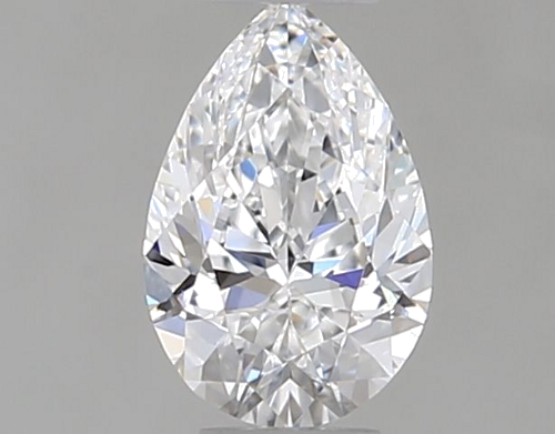 0.29 carat D-VVS2 Natūralus Pear Deimantas (1)