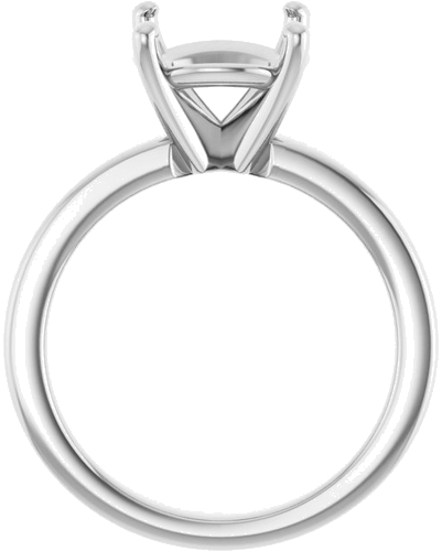 Sužadėtuvių Žiedas 14k white gold Round 10mm (2)