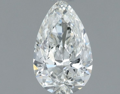 0.5 carat H-SI2 Natūralus Pear Deimantas (1)