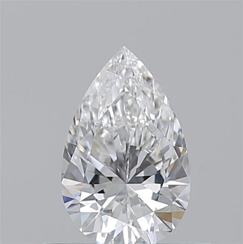 0.5 carat E-VS2 Natūralus Pear Deimantas (1)