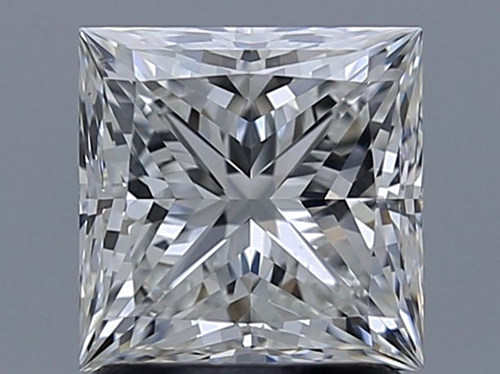 1.57 carat G-VS2 Natūralus Princess Deimantas (1)