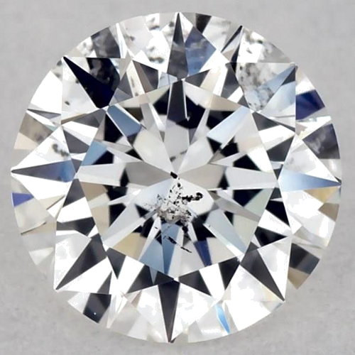 0.5 carat E-SI1 Excellent cut Natūralus Round Deimantas (1)