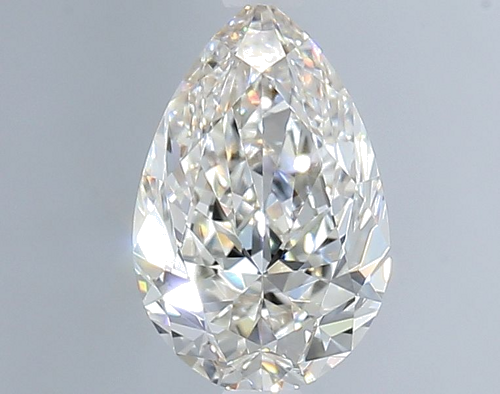 0.9 carat I-VVS1 Natūralus Pear Deimantas (1)