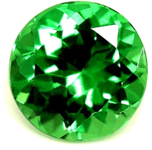 0.51 carat GREEN Round Garnet (1)