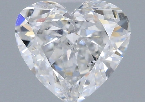 0.43 carat E-SI2 Natūralus Heart Deimantas (1)