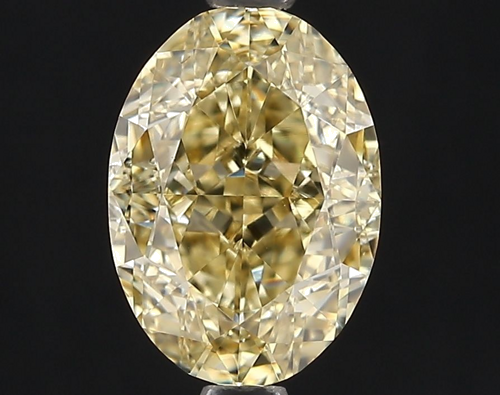 1.64 carat Fancy Brownish Yellow-VVS2 Natūralus Oval Deimantas (1)