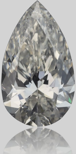 0.41 carat G-SI2 Natūralus Pear Deimantas (1)