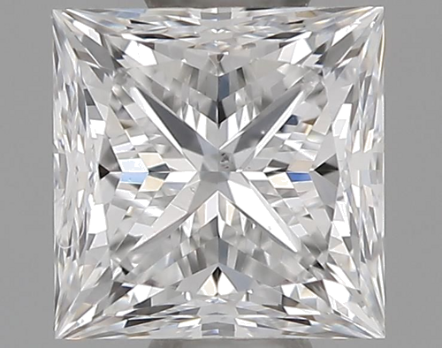 0.45 carat E-VS2 Natūralus Princess Deimantas (1)