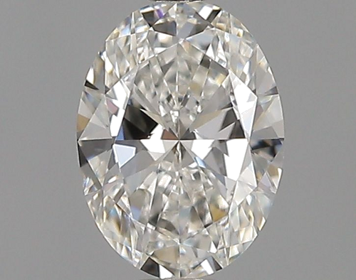 0.5 carat F-VVS2 Natūralus Oval Deimantas (1)