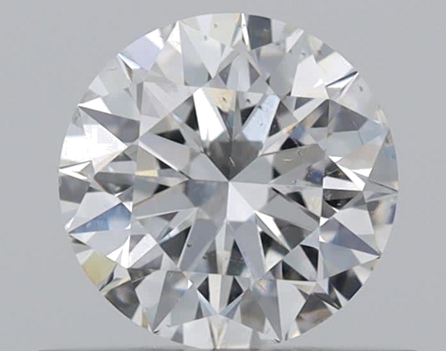 0.53 carat F-SI1 Excellent cut Natūralus Round Deimantas (1)
