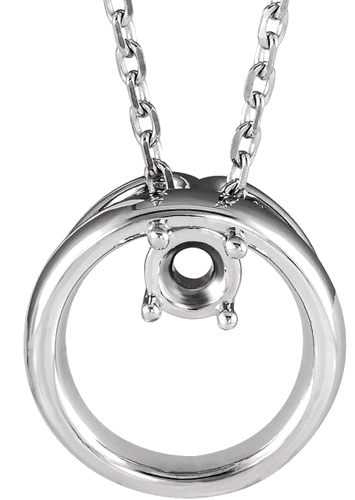 Pakabukas „Circle“ 925 Sidabro Round 3mm (1)