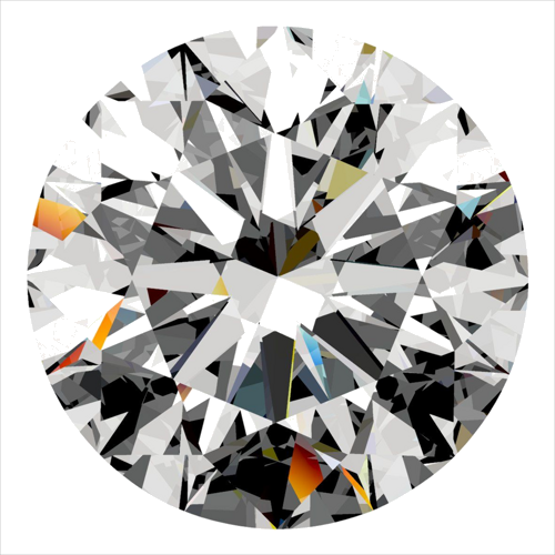 0.4 carat D-IF Excellent cut Natūralus Round Deimantas (1)