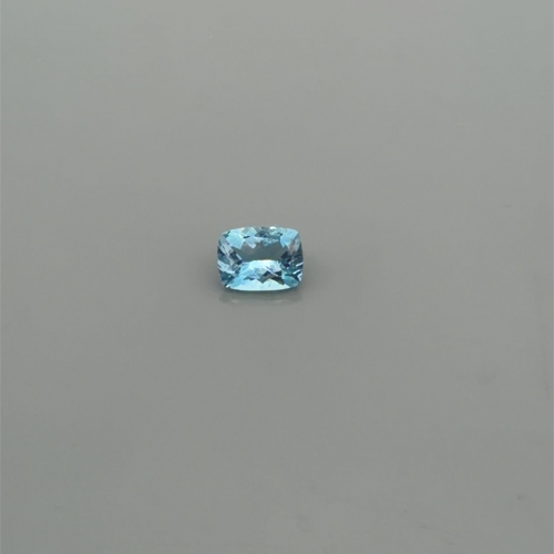 0.83 carat BLUE Cushion Aquamarine (1)