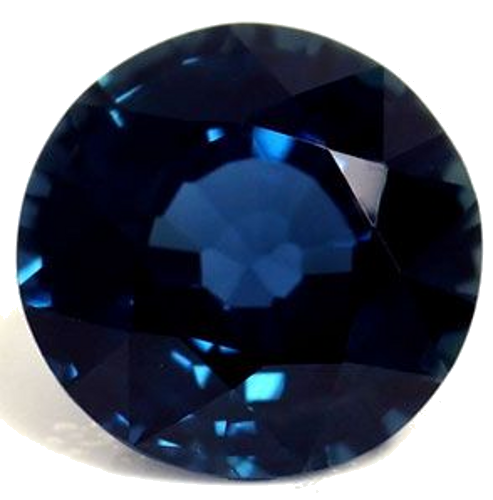 0.57 carat BLUE Round Safyras (1)