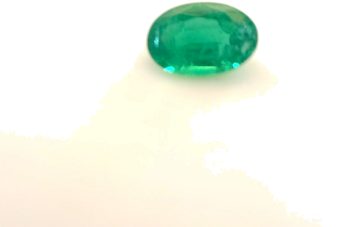 0.4 carat GREEN Oval Smaragdas (1)
