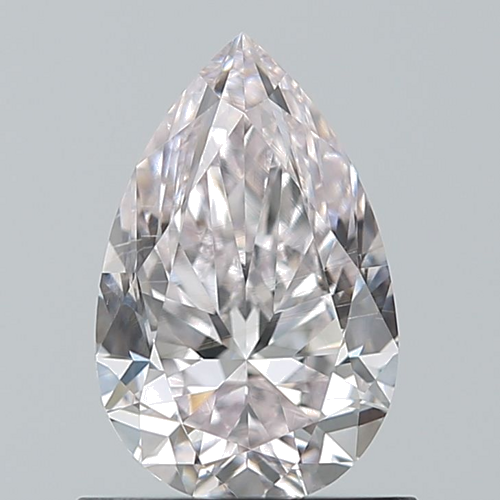 0.9 carat Faint Pink-VS2 Natūralus Pear Deimantas (1)