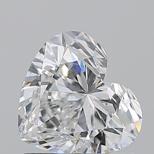 1.01 carat F-SI1 Natūralus Heart Deimantas (1)