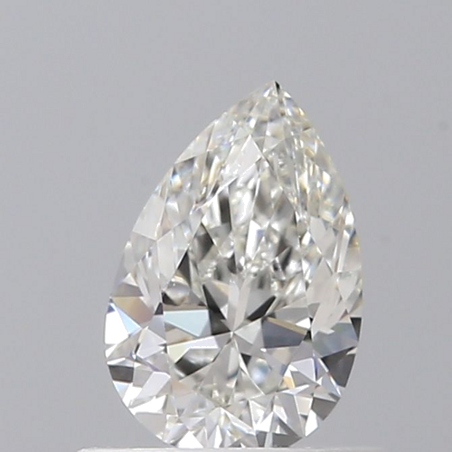 0.5 carat H-VS1 Natūralus Pear Deimantas (1)