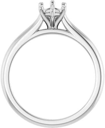 Sužadėtuvių Žiedas „Accented“ 10k white gold Marquise 10mm x 5mm (2)