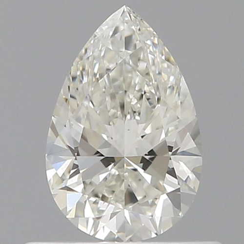 0.5 carat I-VVS2 Natūralus Pear Deimantas (1)