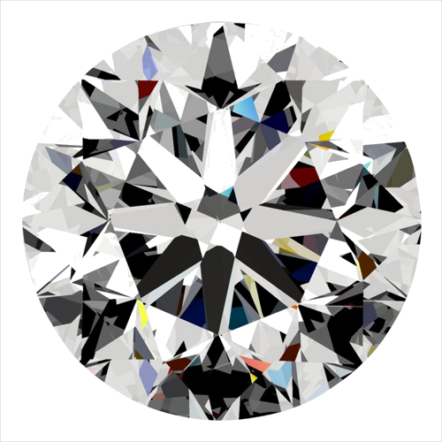 0.3 carat G-VS2 GD cut Natūralus Round Deimantas (1)