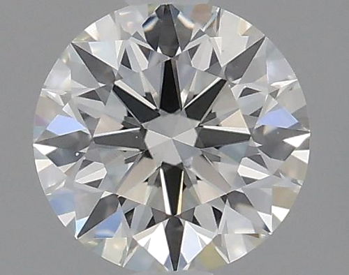 0.42 carat J-VS2 Excellent cut Natūralus Round Deimantas (1)
