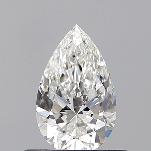 0.5 carat F-VS1 Natūralus Pear Deimantas (1)
