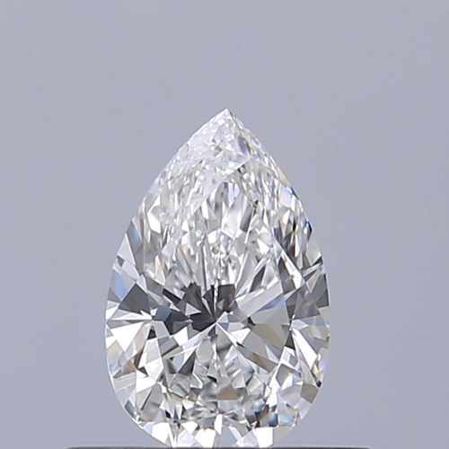 0.42 carat E-VVS2 Natūralus Pear Deimantas (1)