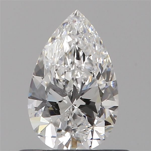 0.5 carat D-VVS2 Natūralus Pear Deimantas (1)