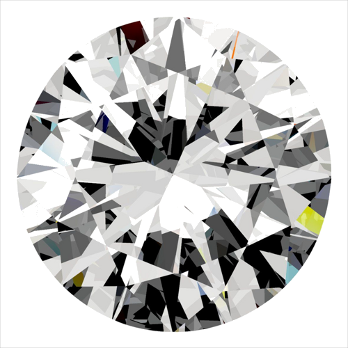 0.4 carat G-VS2 Very Good cut Natūralus Round Deimantas (1)