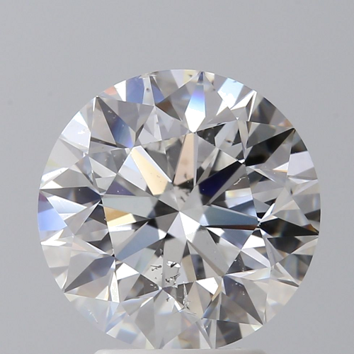 3.0 carat E-SI2 Excellent cut Natūralus Round Deimantas (1)