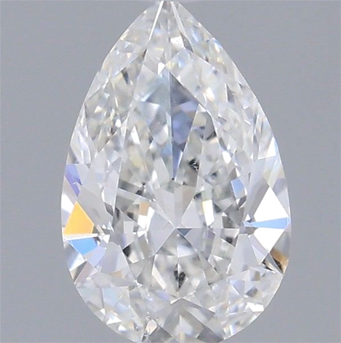 0.43 carat F-SI1 Natūralus Pear Deimantas (1)