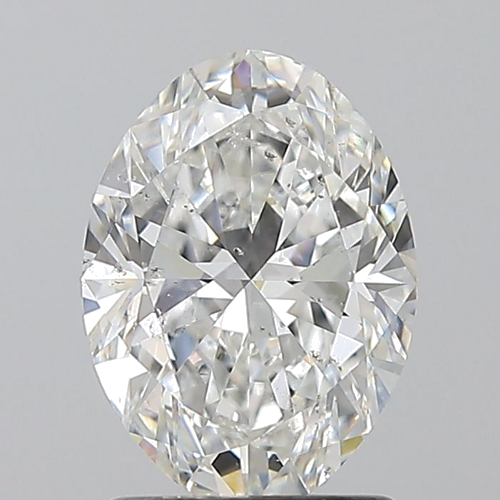 1.5 carat F-SI2 Natūralus Oval Deimantas (1)