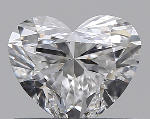 0.5 carat E-VS2 Natūralus Heart Deimantas (1)