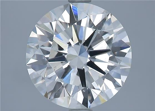 3.01 carat I-SI1 Excellent cut Natūralus Round Deimantas (1)