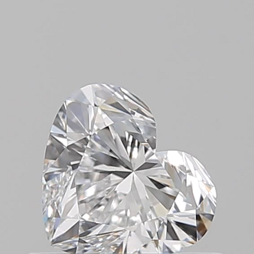 0.5 carat D-VVS2 Natūralus Heart Deimantas (1)