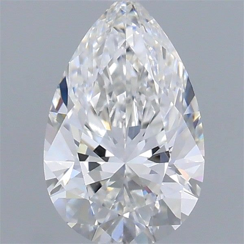 0.5 carat F-VS1 Natūralus Pear Deimantas (1)