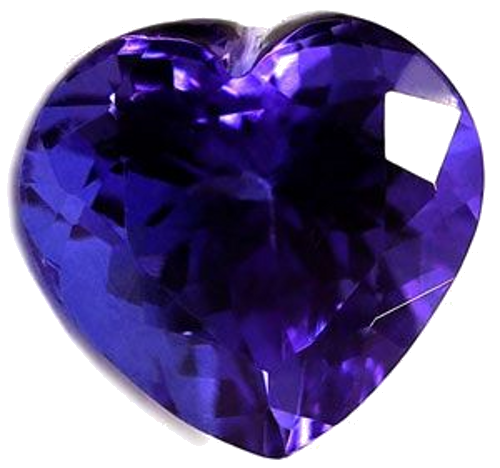 3.46 carat BLUE Heart Tanzanite (1)