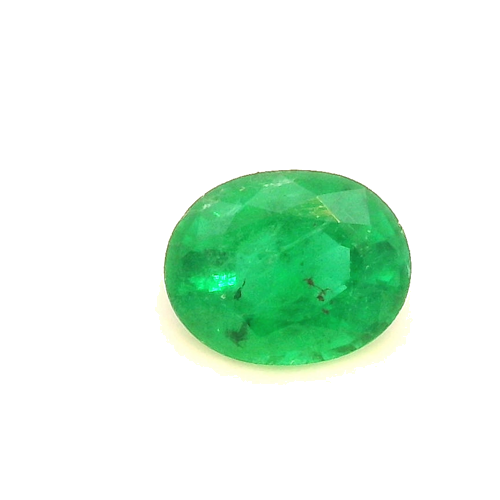 0.37 carat GREEN Oval Smaragdas (1)
