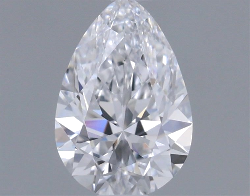 0.3 carat D-VS1 Natūralus Pear Deimantas (1)