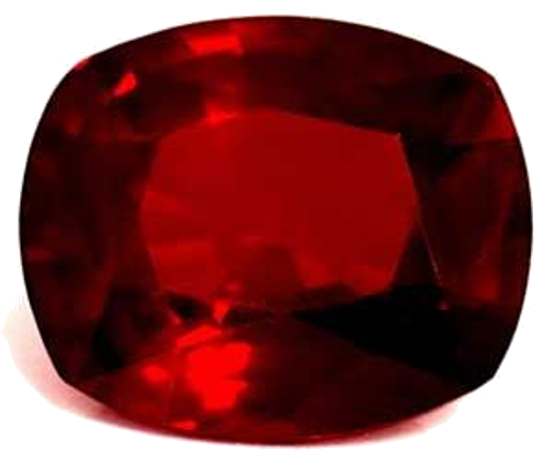 0.96 carat RED Cushion Rubinas (1)