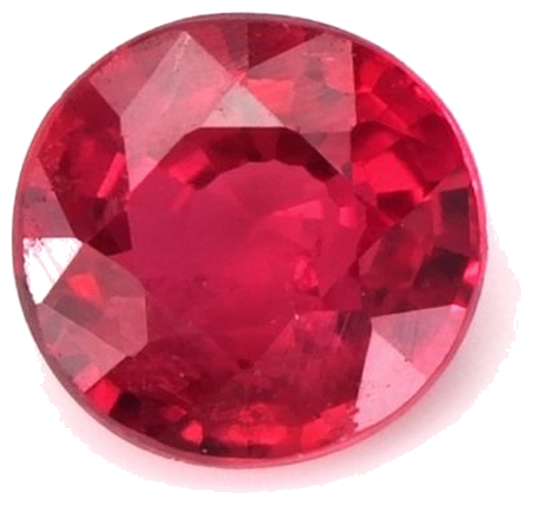 0.24 carat RED Round Rubinas (1)